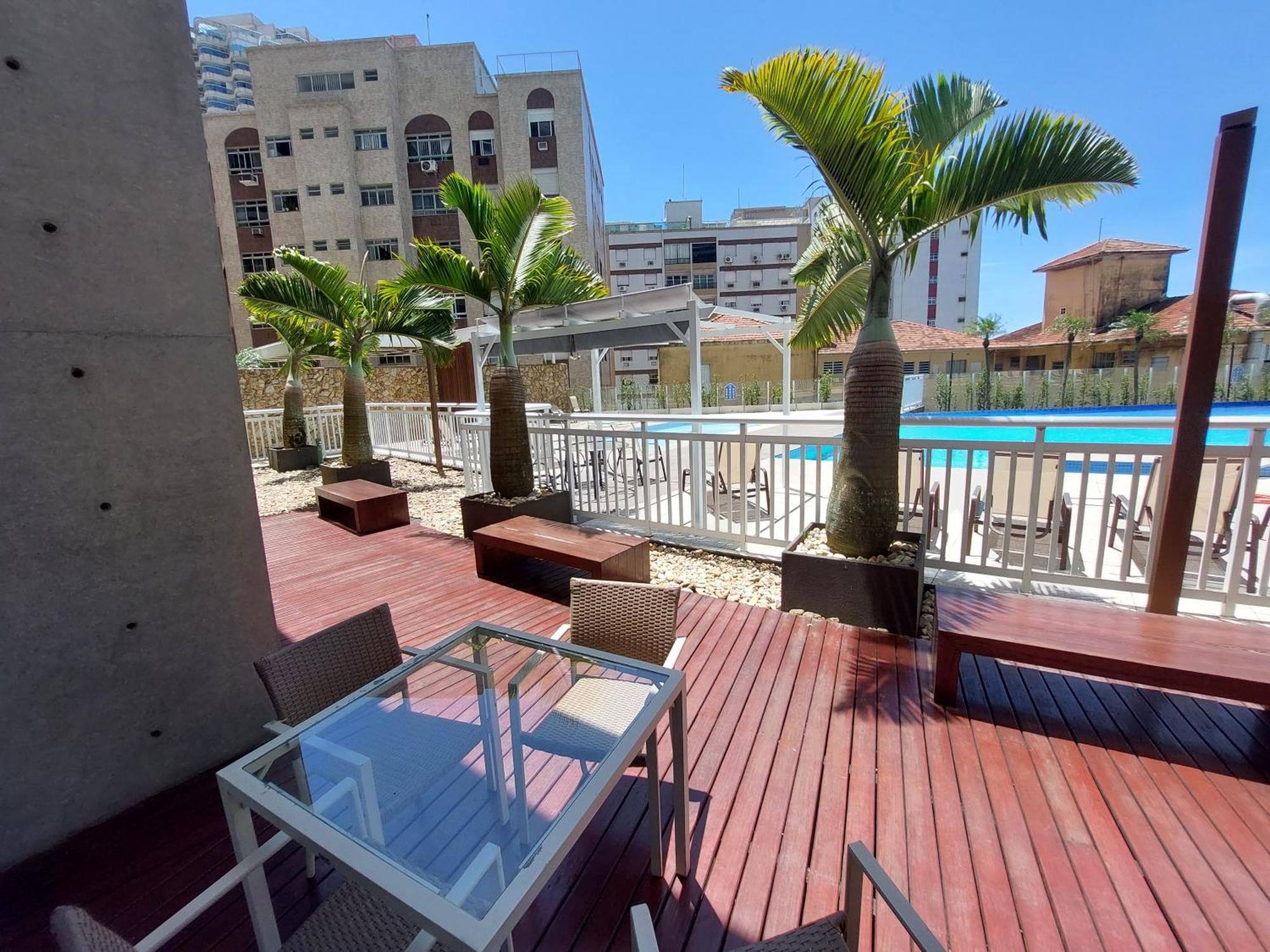 Book Santos Unlimited 817 Elegancia Vista Mar Apartamento Exterior foto