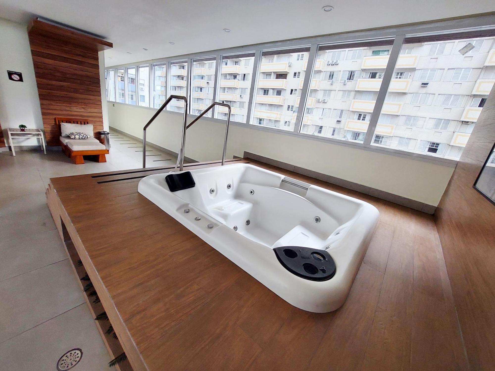 Book Santos Unlimited 817 Elegancia Vista Mar Apartamento Exterior foto
